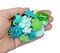 Blue & Green Charm Mix, 20 pc Cute Resin Cabochon Grab Bag, Kawaii Assortment, Adorabilities.